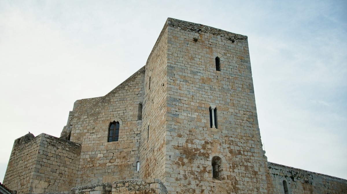 Hrad pápeža Lunu (Castillo del Papa Luna) nad starým mestom Peníscola