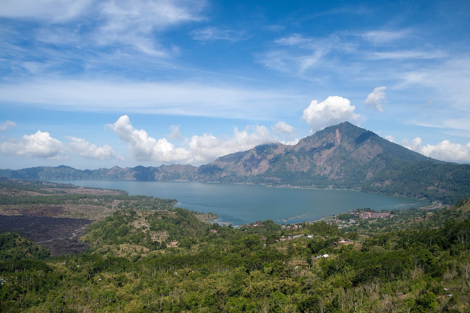 Jazero Batur z Kintamani