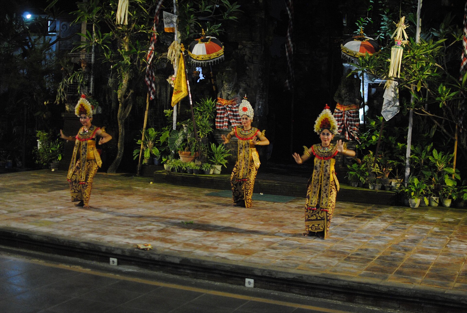 Tanec barong na Bali