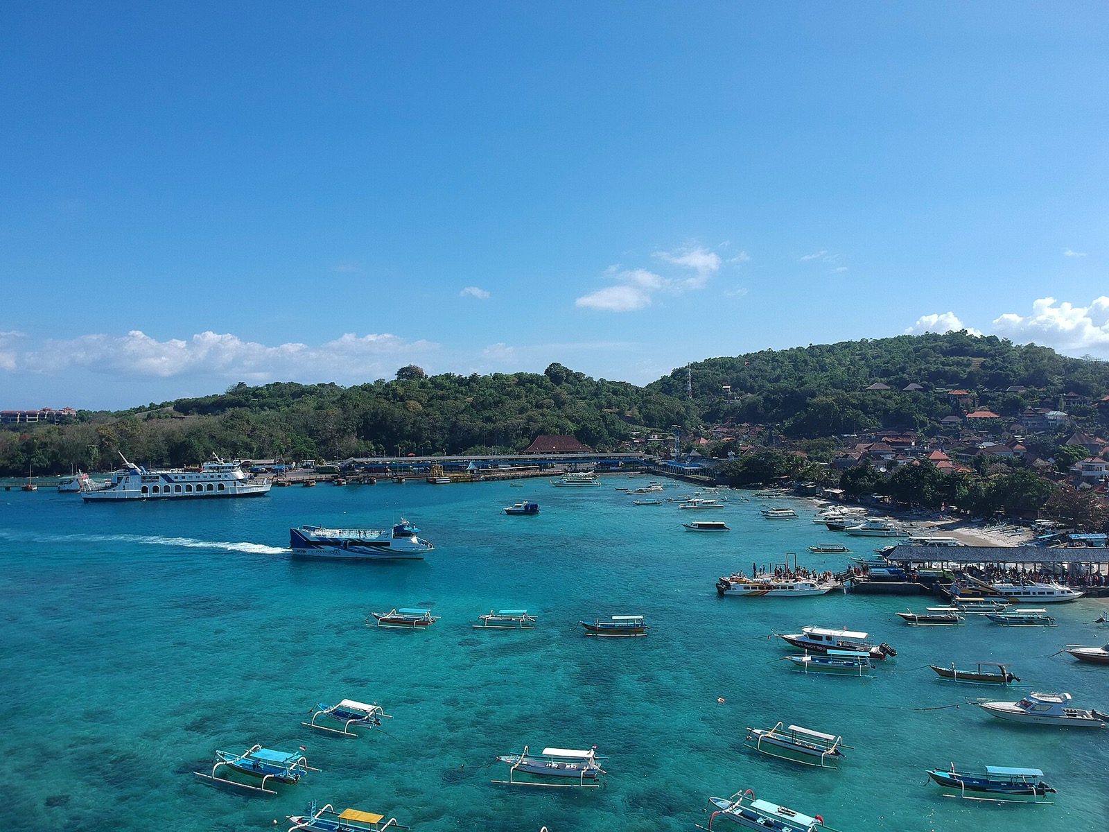 Modrá lagúna pri Padang Bai
