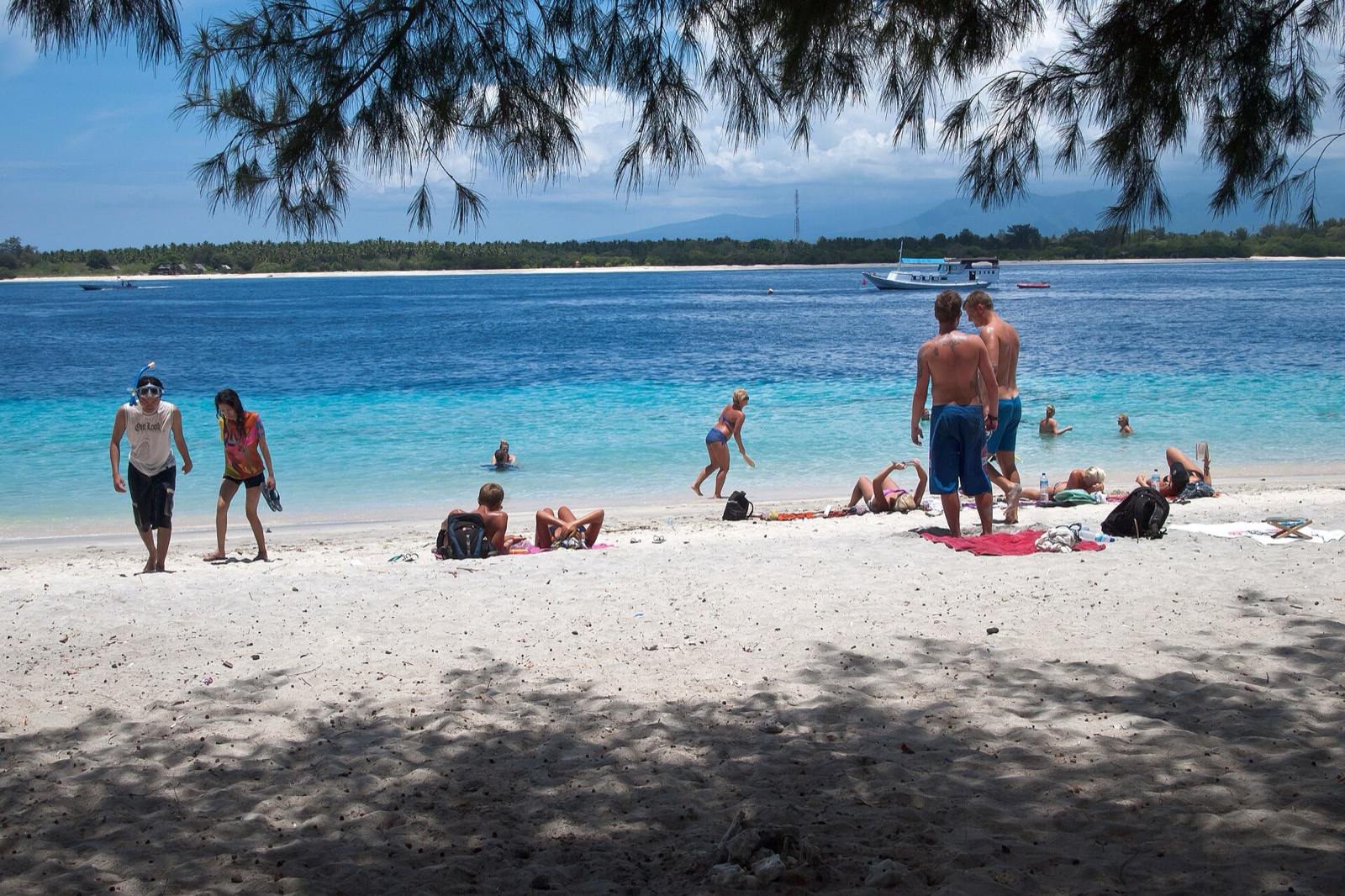 Pláž na Gili Trawangan