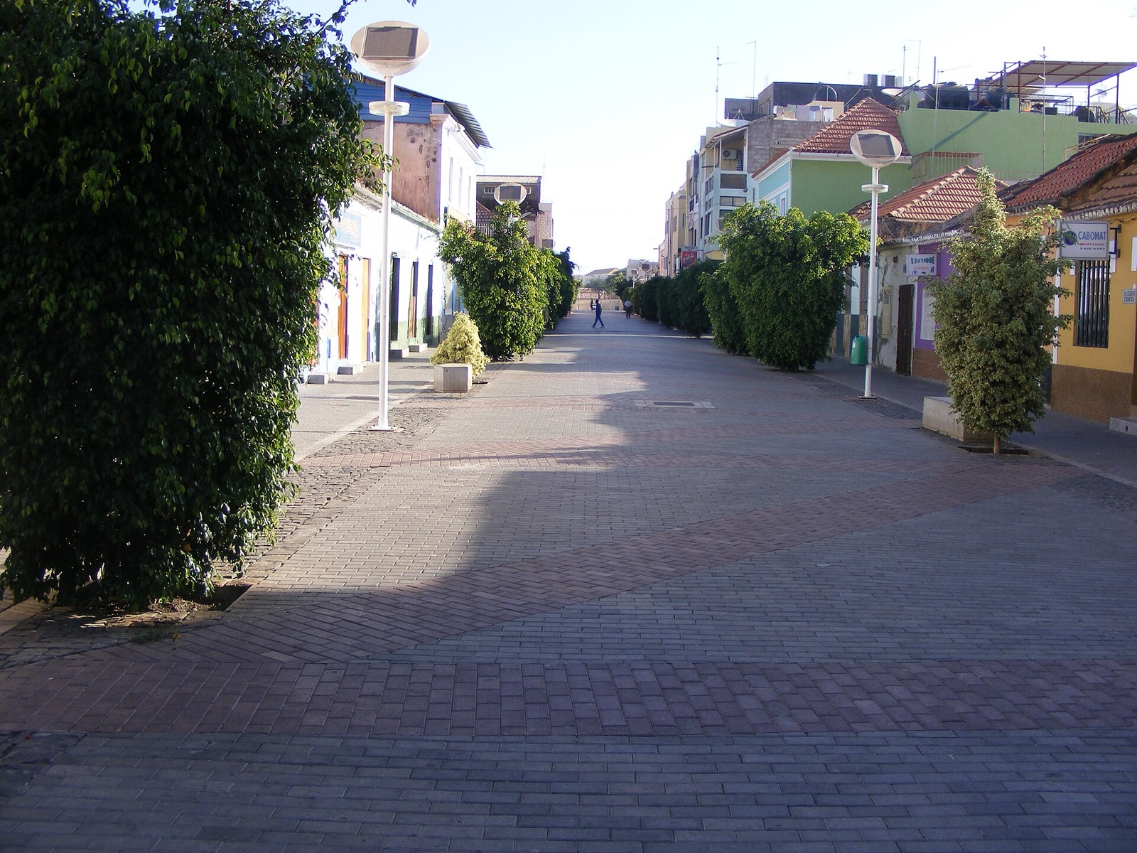 Ulica na Plateau v meste Praia
