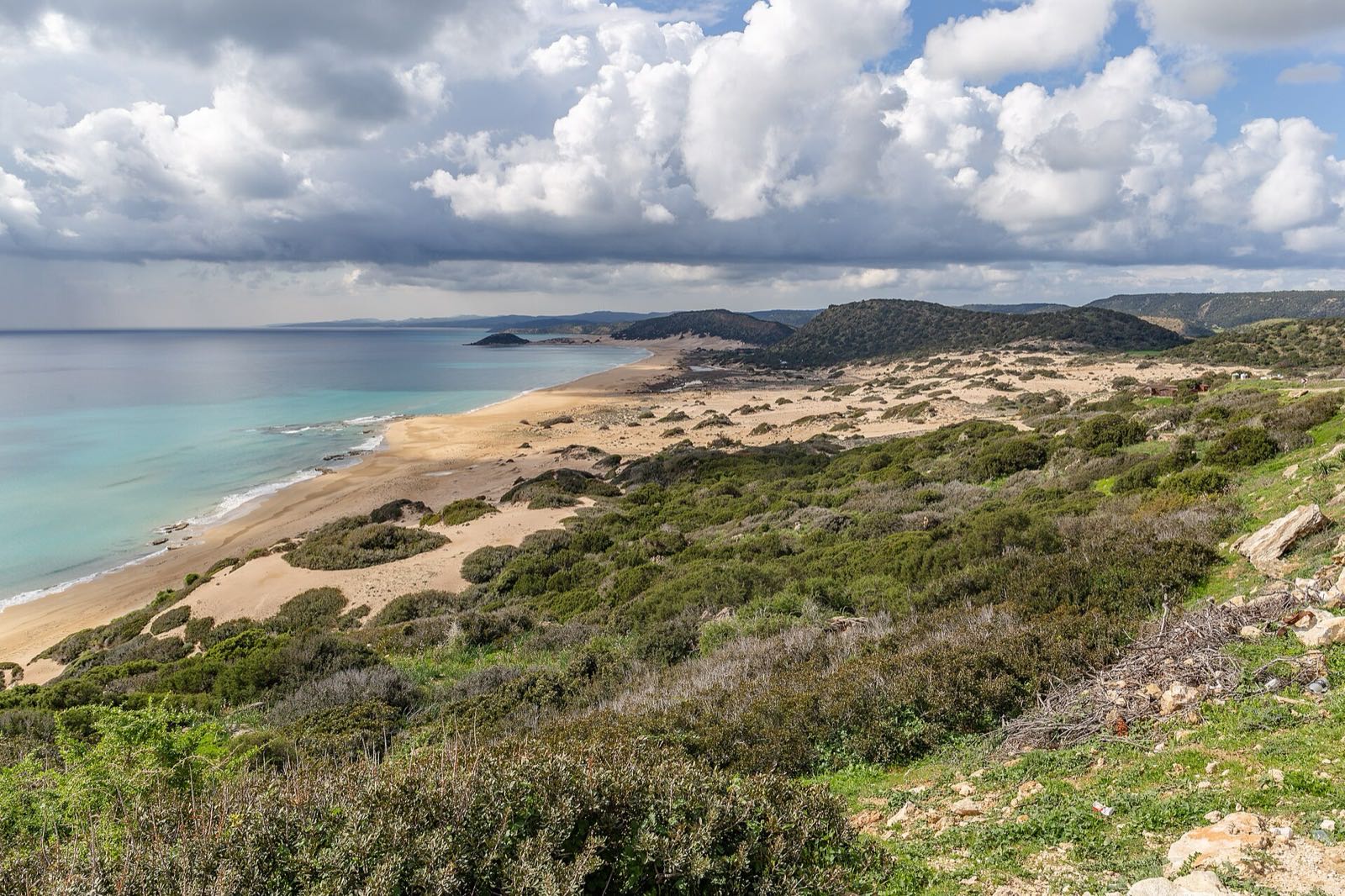 Golden Beach na polostrove Karpas