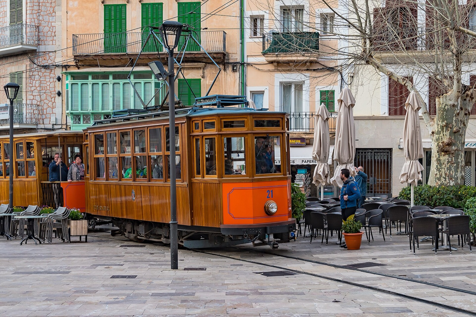 Drevená električka v Sóller