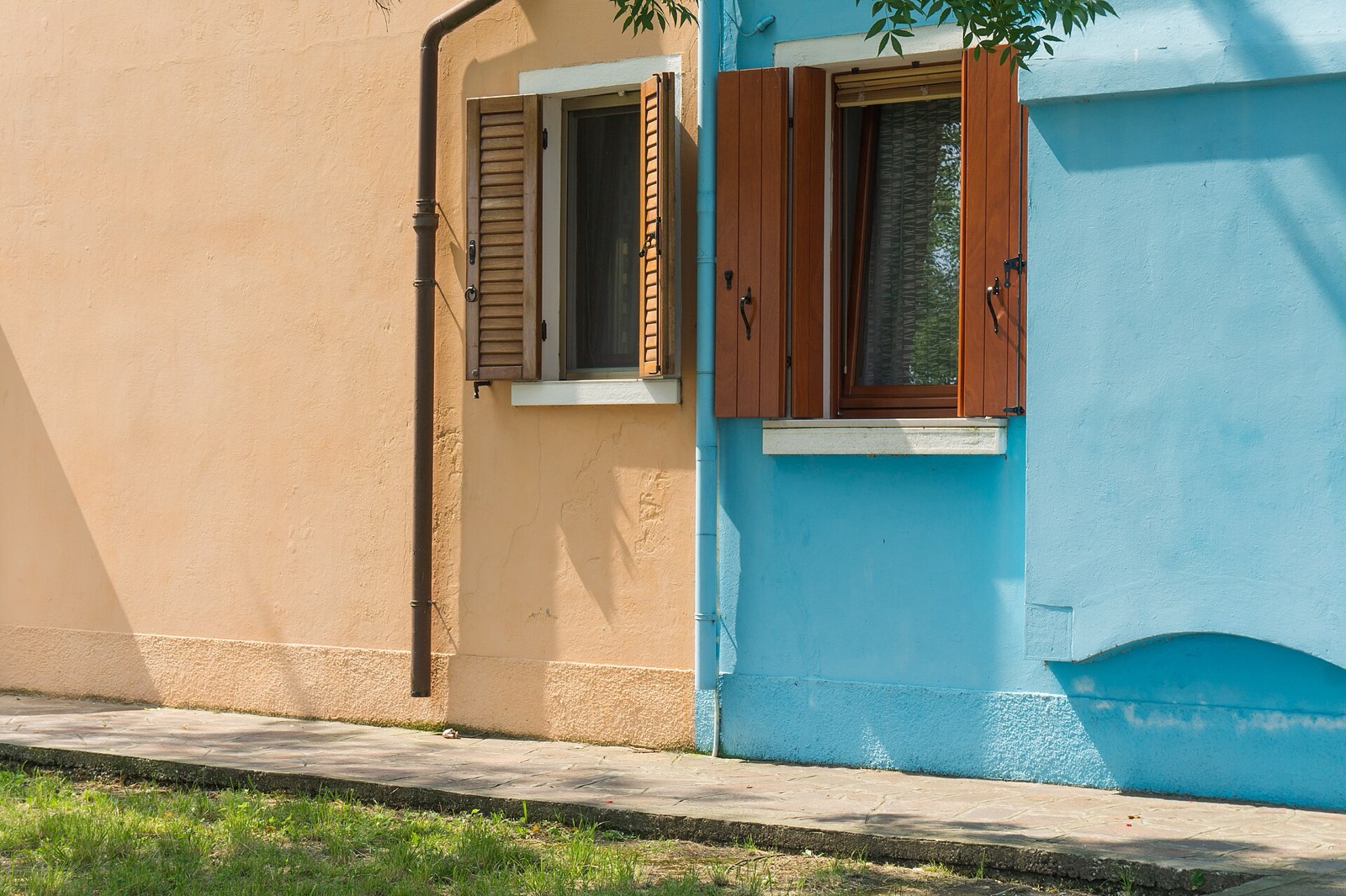 Farebné domy na ostrove Burano