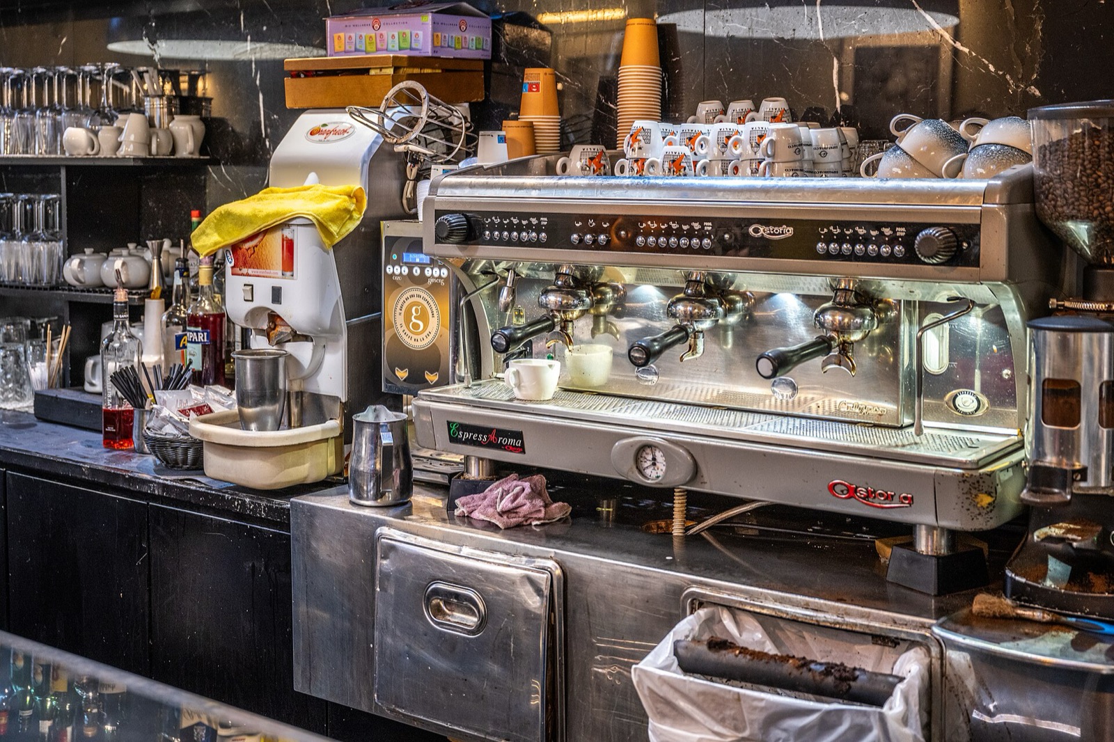 Espresso pri bare v Taliansku