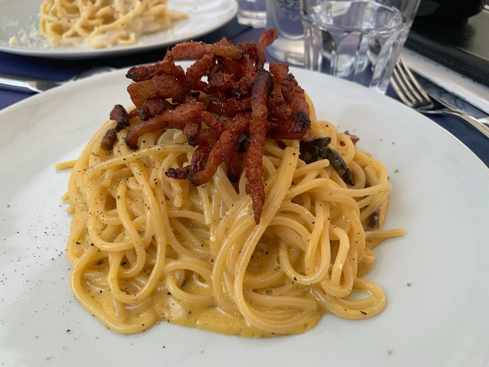 Špagety carbonara