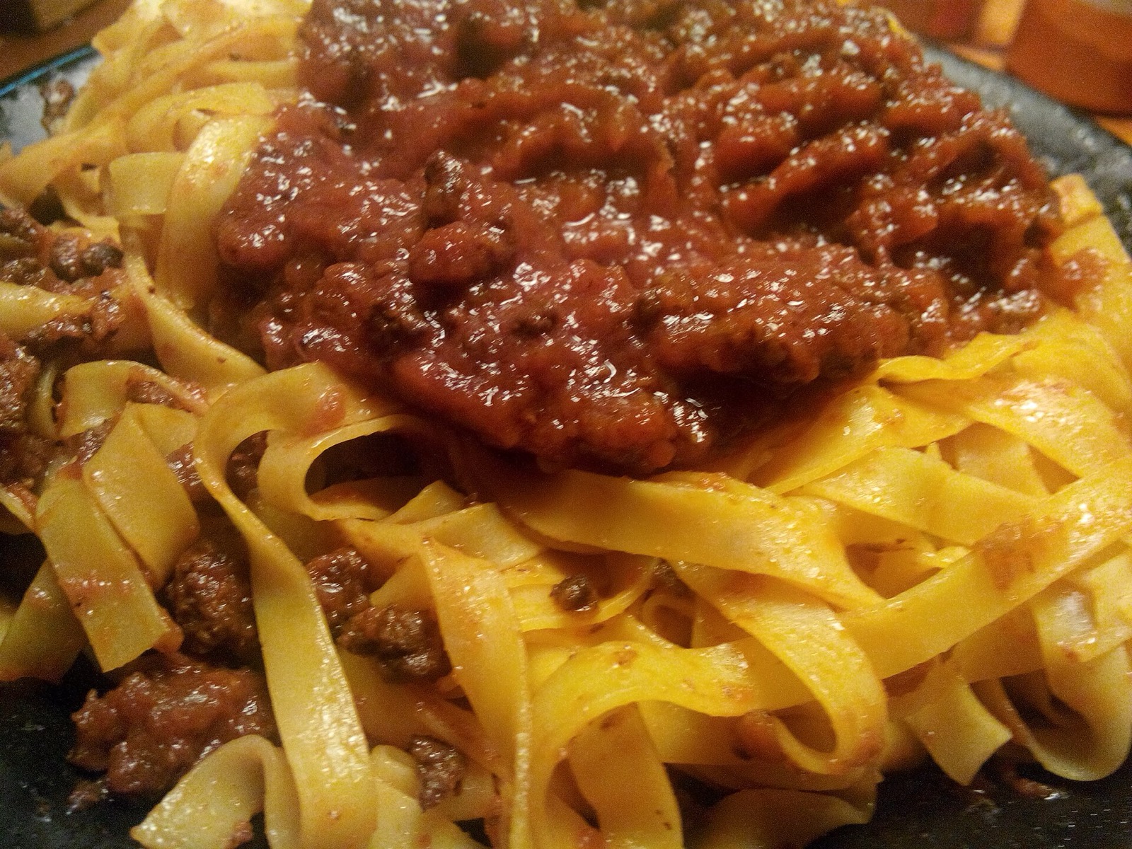Tagliatelle s ragù