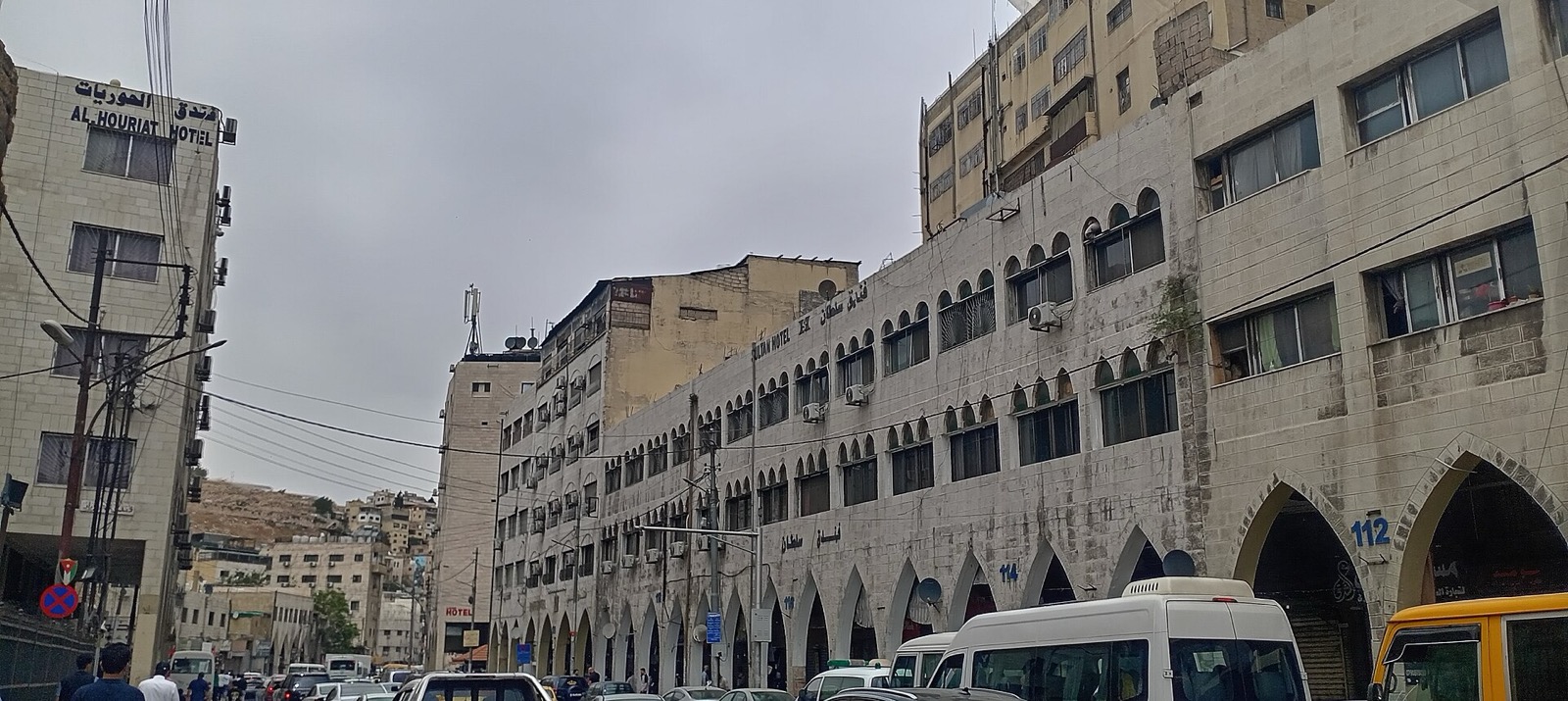 Ulice centra Ammánu (downtown)