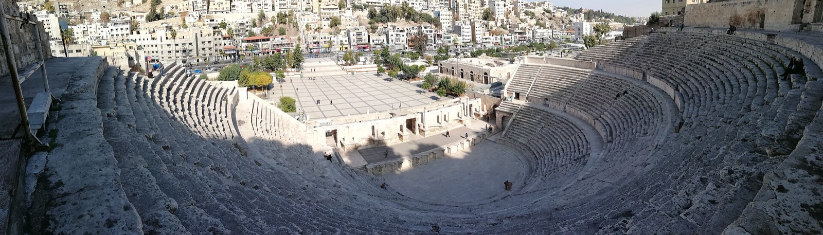Panoráma rímskeho divadla v Ammáne