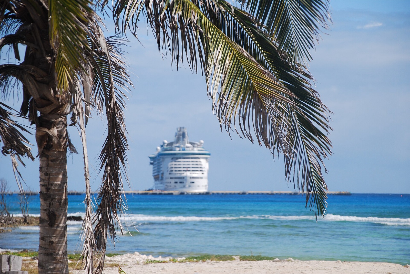 Mahahual na pobreží Costa Maya