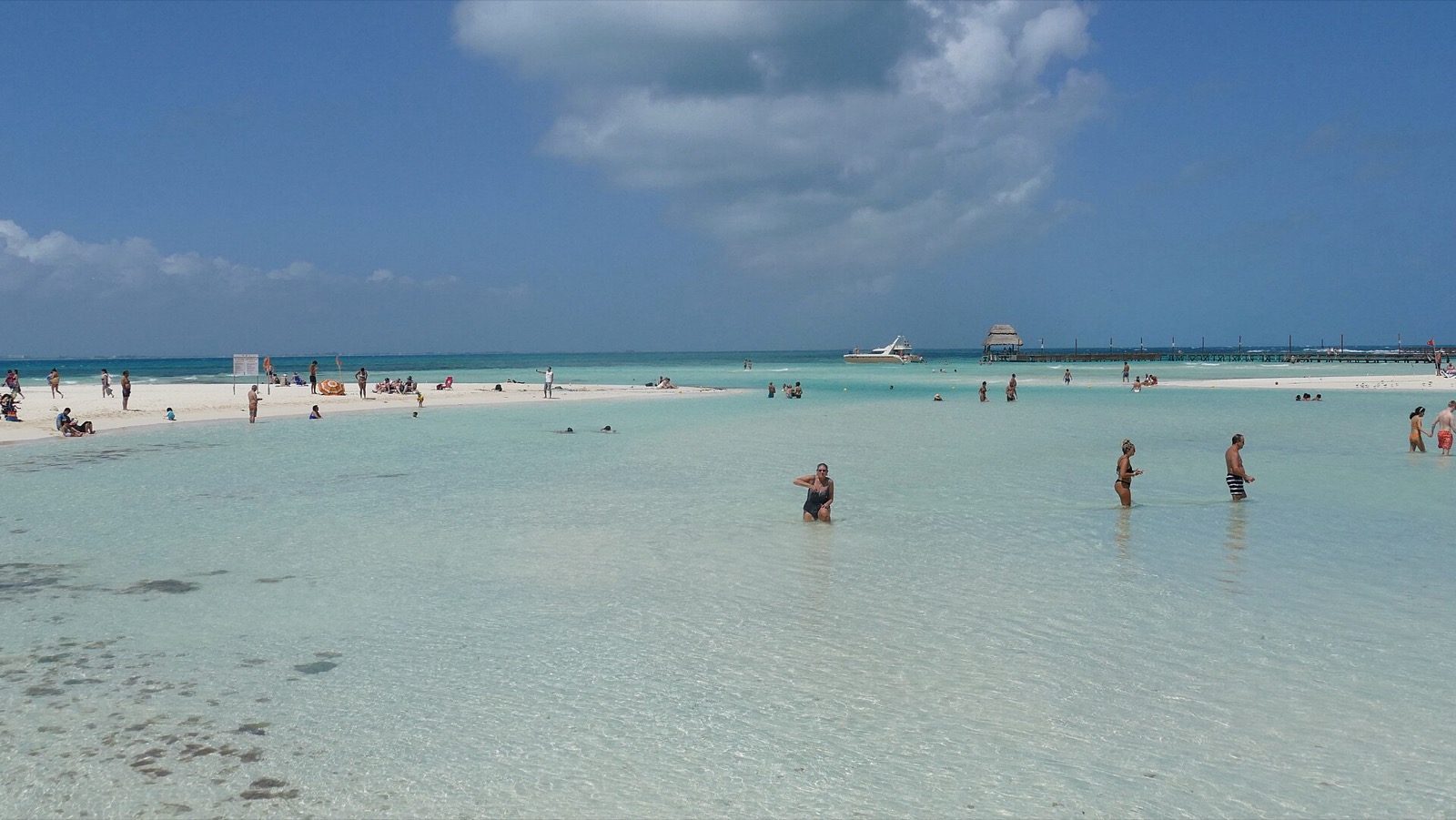 Pláž na Isla Mujeres
