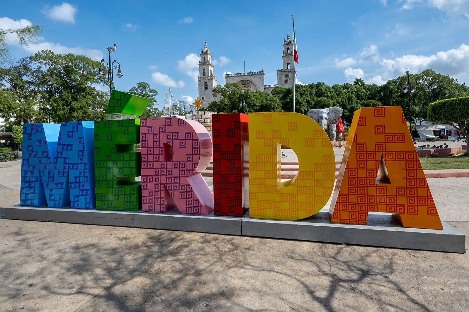 Katedrála na Plaza Grande v Méride