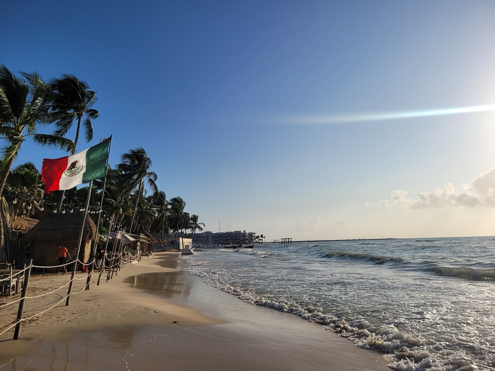Pláž v Playa del Carmen