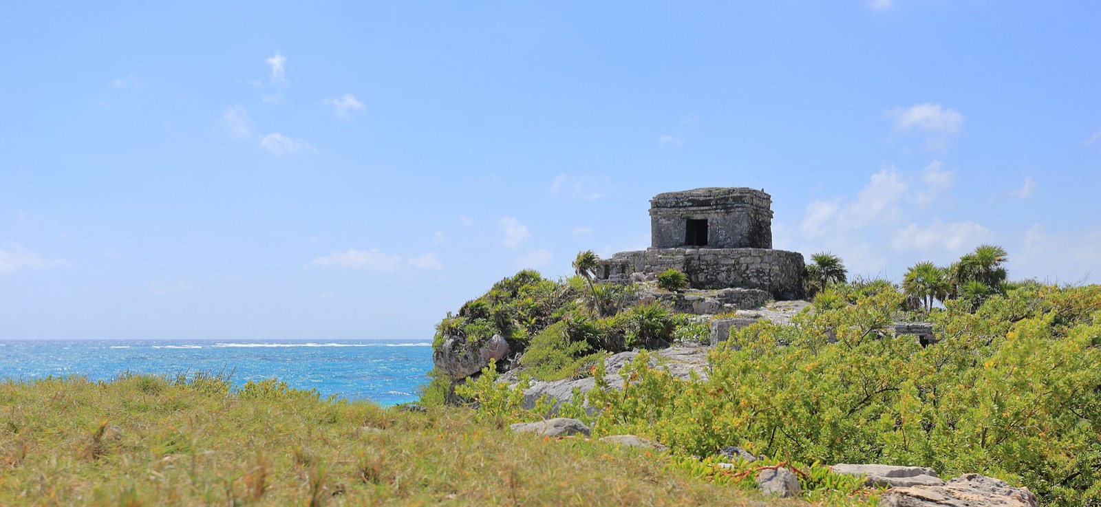 Mayské ruiny Tulum nad Karibským morom
