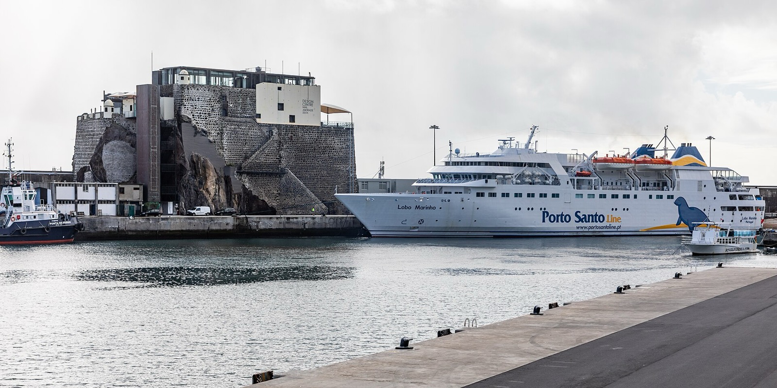Funchal a prístav na Madeire