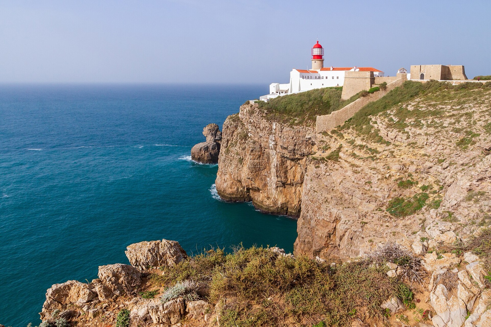 Maják na myse Cabo de São Vicente