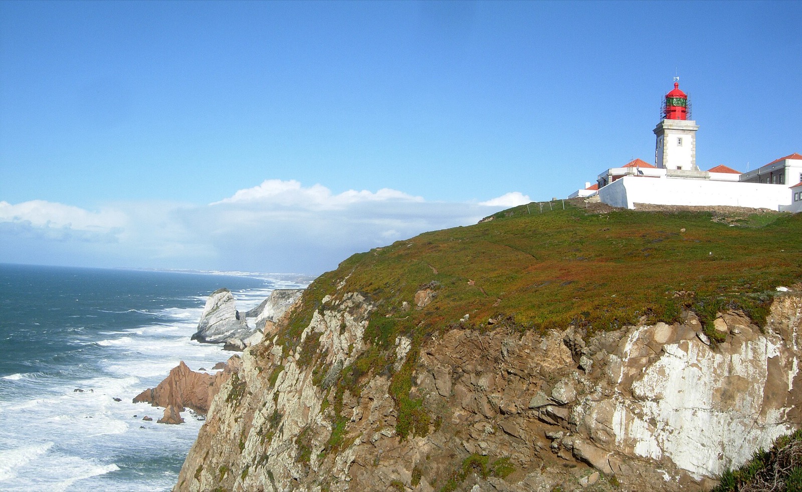 Maják na myse Cabo da Roca, najzápadnejšom bode kontinentu