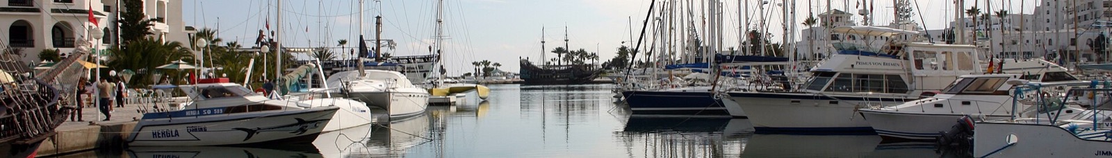 Pirátska výletná loď v prístave Port El Kantaoui