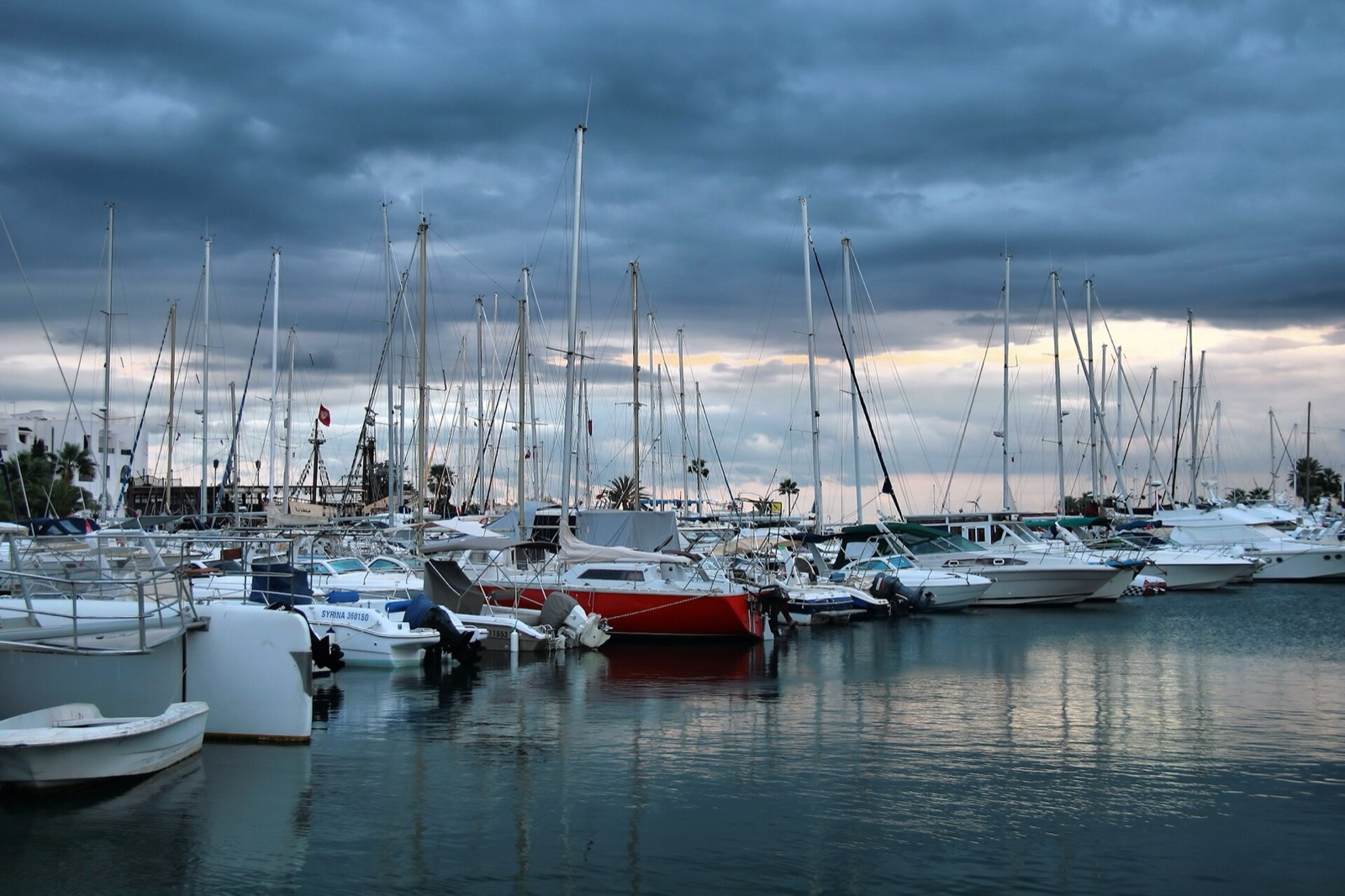 Jachty v prístave Port El Kantaoui