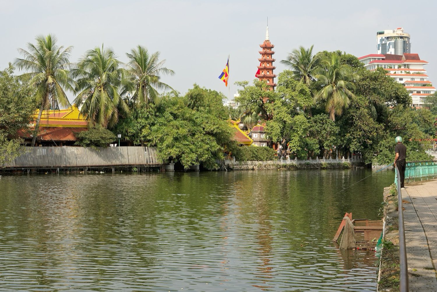 Pagoda Tran Quoc na Západnom jazere
